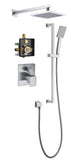 Dawn DSSBR__ Big Sur Square Shower Set w/ Valve, Hand Held and Rainhead