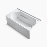 Kohler K-1357-LA/K-1357-RA 60" x 32" Devonshire Whirlpool Bathtub W/ Integral Apron