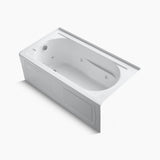 Kohler K-1357-LA/K-1357-RA 60" x 32" Devonshire Whirlpool Bathtub W/ Integral Apron