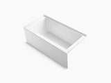 Kohler K-20201-LA/K-20201-RA 60" x 30" Underscore Alcove Bathtub W/ Integral Apron & Flange